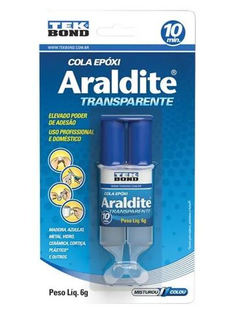 Cola-Epoxi-Araldite-Transparente-Seringa-6g-TekBond
