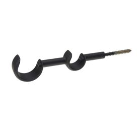 Suporte Leão Duplo com Parafuso com Roseta Black Piano Couselo