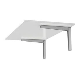 Mesa Dobrável em MDP 60x35 cm Branca Ordenare