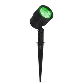 Espeto Spot 6W Luz Verde Preto Ecoforce