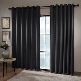 Cortina Veneza 260x230CM  Preto 766 Becadecor