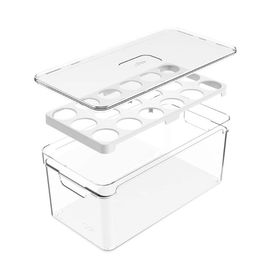 Organizador para Ovos Clear Fresh 36 Unidades Natural Martiplast