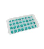 Forma-com-Fundo-de-Silicone-32-Cubos-Verde-Oikos-