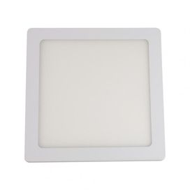 Painel de Embutir Slim Led Quadrado 12W 3000K Bronzearte