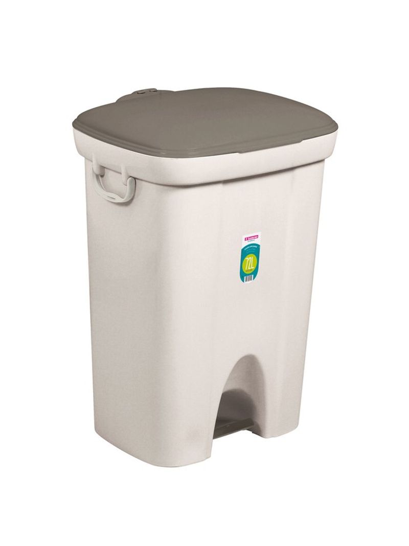 Lixeira-com-Pedal-72-Litros-299-Casa-Blanca-Cinza-Claro-Sanremo