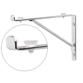 Suporte para Prateleira de Vidro 20cm Cromado Bemfixa