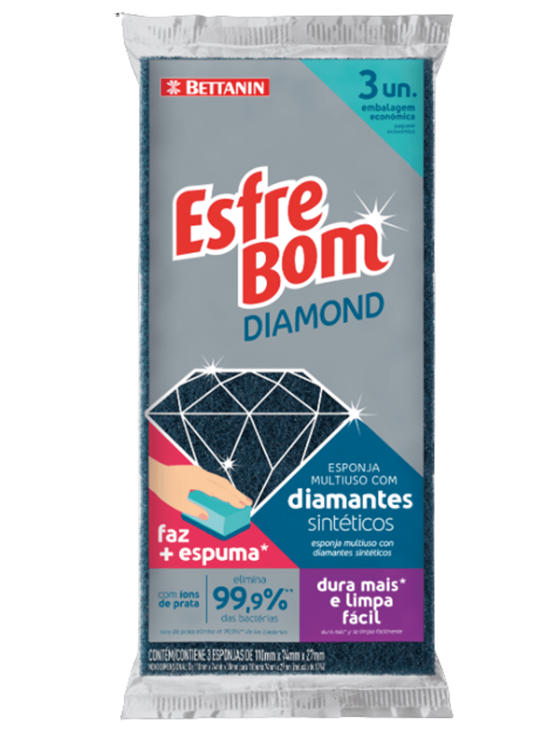 Esfrebom-Esponja-Diamond-com-3-Unidades-BT4483-Bettanin