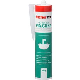 Fixa Pia e Cuba 360g Branco Fischer