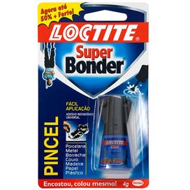 Cola Super Bonder Pincel Loctite 4G Henkel