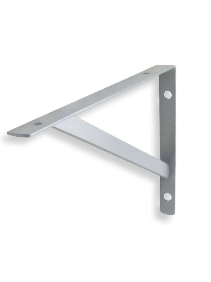 Suporte-Prateleira-Simples-Zinco-30cm-Prata-Bemfixa