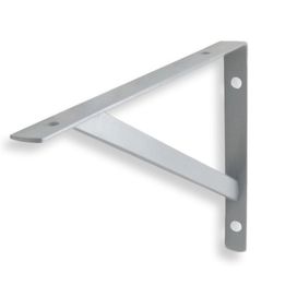 Suporte Prateleira Simples Zinco 30cm Prata Bemfixa