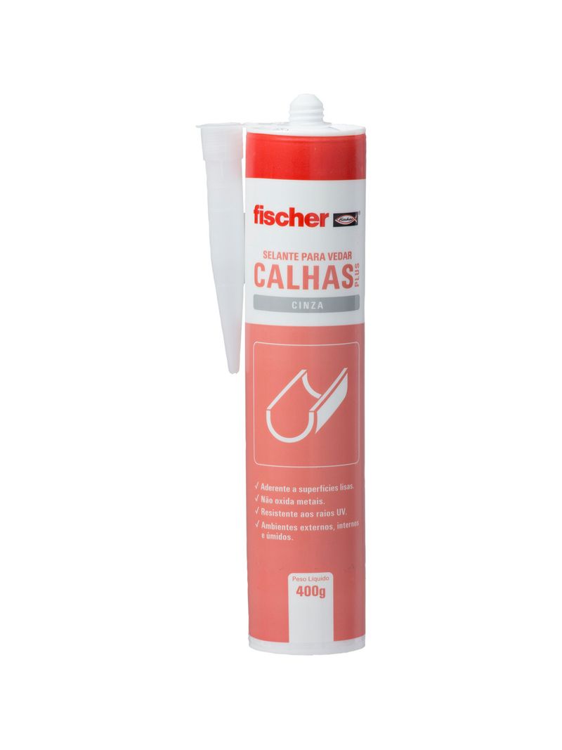 Veda-Calhas-Plus-400g-Cinza-Fischer-