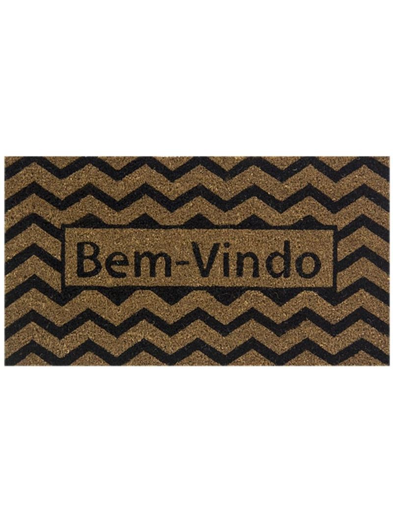 Capacho-Fibra-de-Coco-60x33cm-Zig-Zag-Preto-Komeco