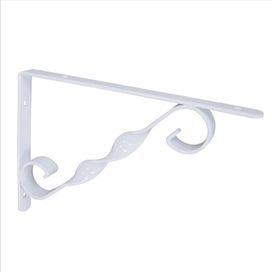 Suporte Prateleira Decorado 25cm Branco Bemfixa