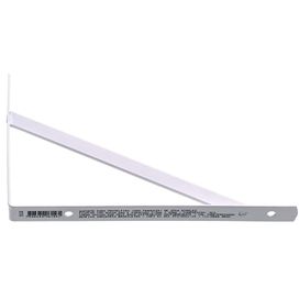 Suporte Prateleira Simples Zinco Branco Bemfixa