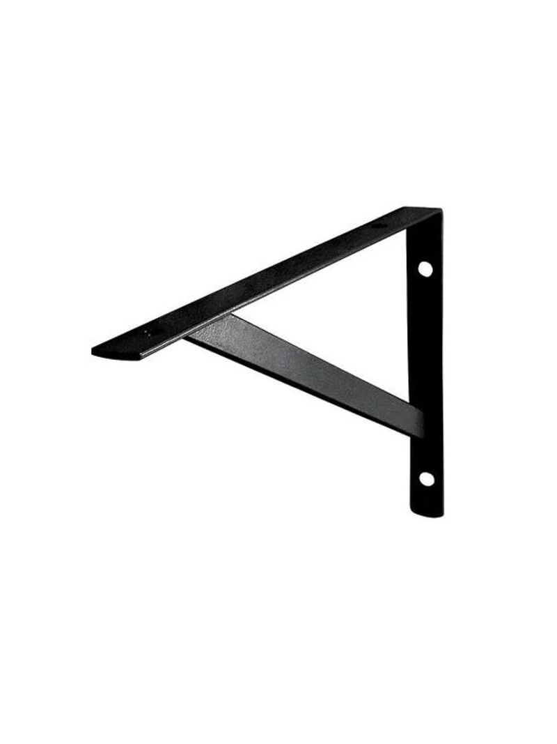 Suporte-Prateleira-Simples-Zinco-30cm-6177-Preto-Bemfixa