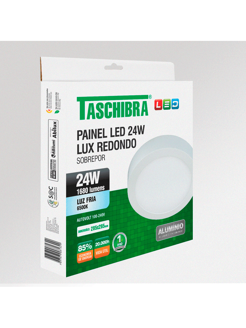 Painel-de-Led-30-Redondo-Sobrepor-24W-6500K-Taschibra