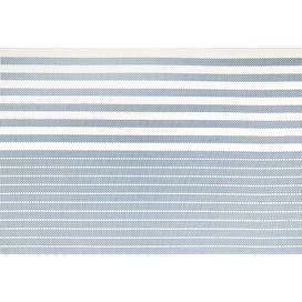 Serviço Americano Textilene Casual Listrado 45x30cm Azul Claro Komeco