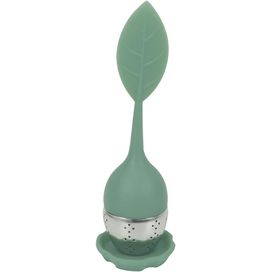 Infusor de Chá de Silicone Verde Escuro Oikos