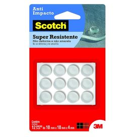 Anti Impacto Redondo Médio Scotch Transparente 3M