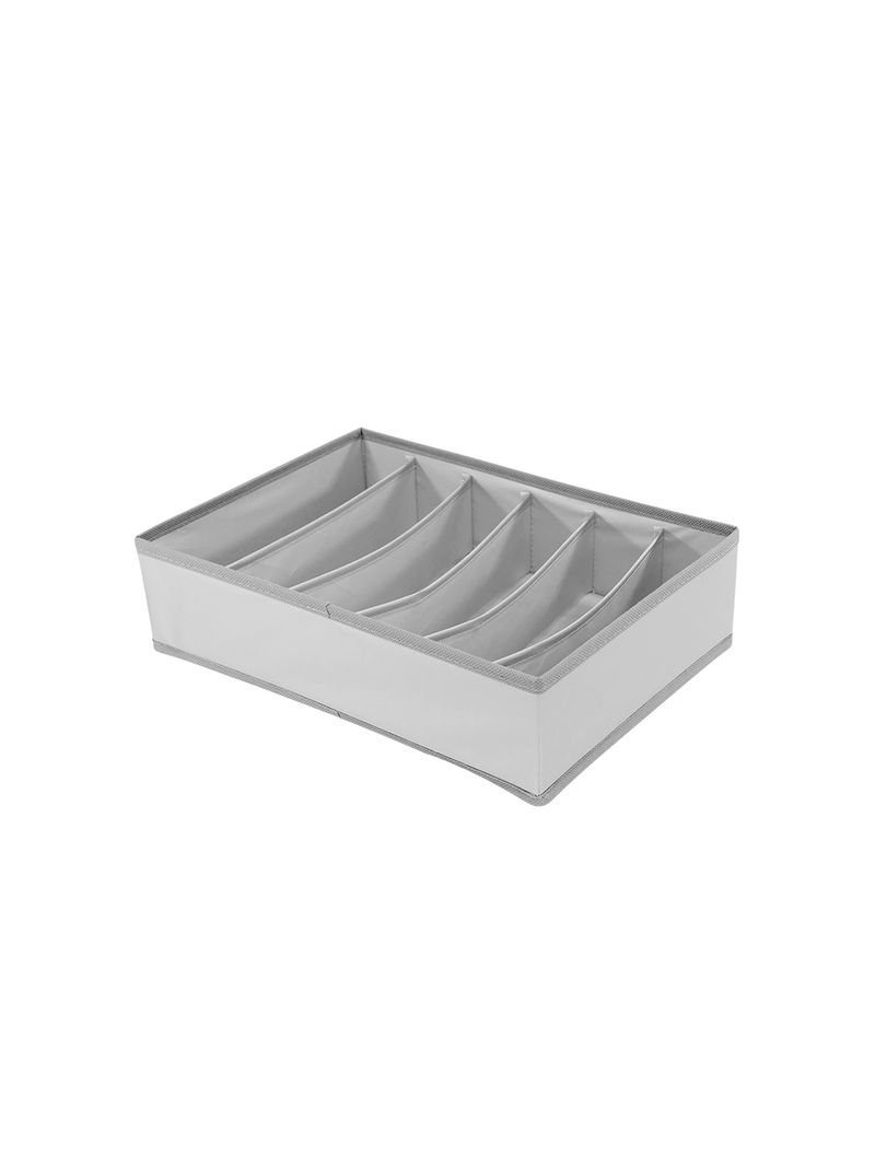 Organizador-de-6-Nichos-Dobravel-De-Peva-Cinza-Claro-Oikos