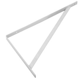 Suporte Prateleira Simples Zinco Branco Bemfixa