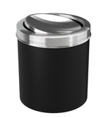 Lixeira-com-Tampa-Basculante-Inox-54L-Preto-Coza