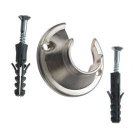 Suporte Flange 28mm Lisa 2203-38 Aço Escovado Couselo