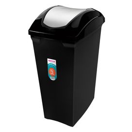 Lixeira Basculante 15Litros SR62 Preto Sanremo