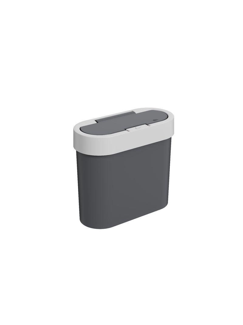 Lixeira-Flat-28L-Preto-Light-Gray-Coza