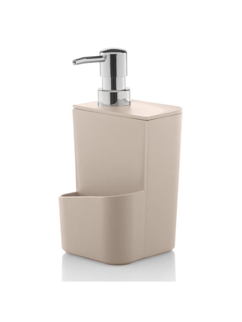 Dispenser-para-Detergente-e-Esponja-650ml-Bege-Martiplast-