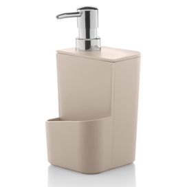 Dispenser para Detergente e Esponja 650ml Bege Martiplast