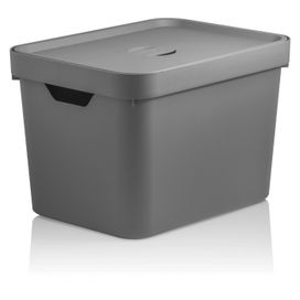 Caixa Organizadora Cube Média 18 Litros com Tampa Martiplast