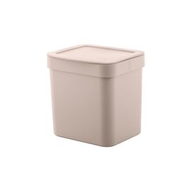 Lixeira Trium 4,7L Bege Martiplast