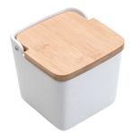 Saleiro-de-Mesa-Ceramica-com-Tampa-de-Madeira-12x12cm-Branco-Lyor
