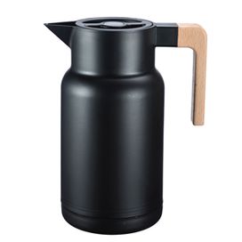 Garrafa Térmica Plástica Organic 1L Preto Lyor