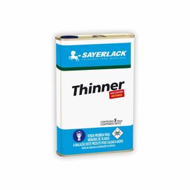 Thinner Diluente 5l Incolor Sayerlack
