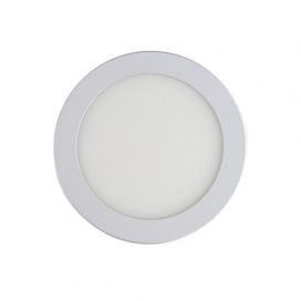 Painel de Embutir Slim Led Redondo 12W 3000K Bronzearte