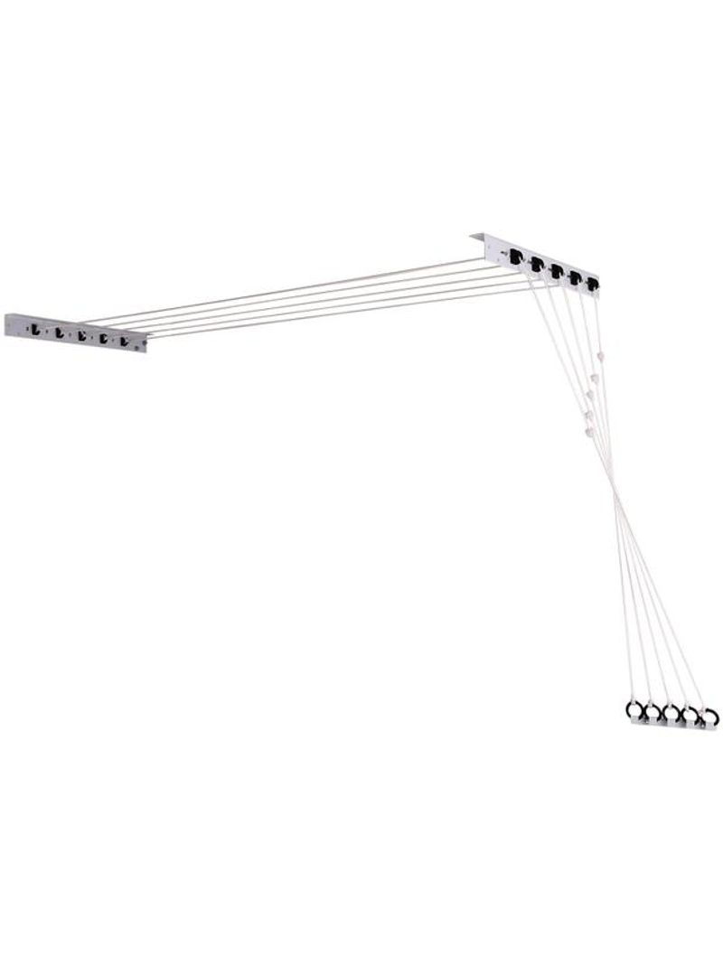 Varal-Parede-350cm-Polimax-7289-Aco-Branco-Maxeb