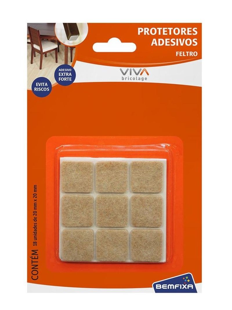 Feltro-Adesivado-Quadrado-20x20mm-Marrom-9334-Bemfixa
