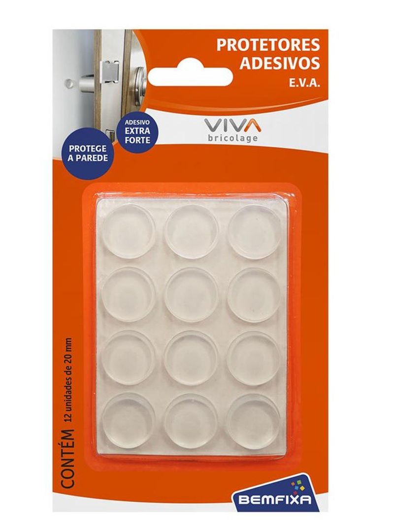 Protetor-Adesivado-Redondo-EVA-20mm-Transparente-9364-Bemfixa