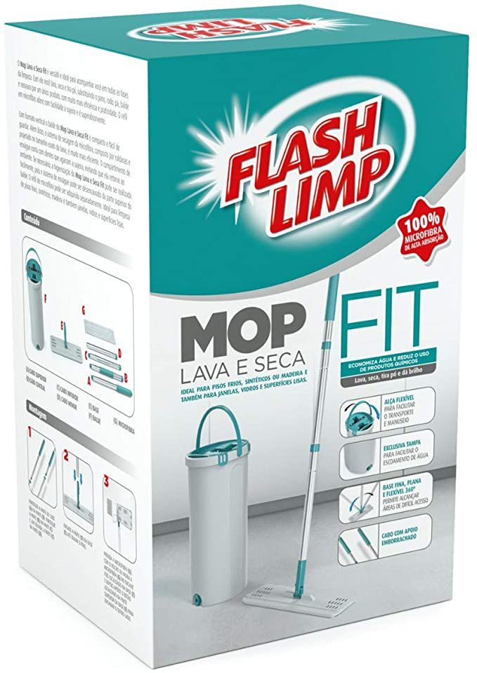 Mop Lava e Seca Fit Mop6088 Flash Limp