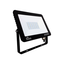 Refletor Led 30W 6500K Bivolt Preto Kian