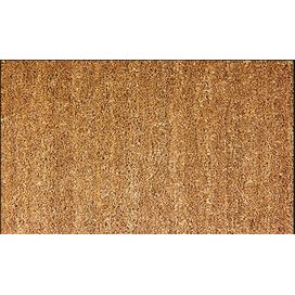 Capacho Fibra de Coco Liso Natural 75x45cm Komeco