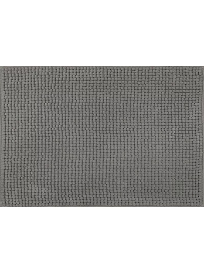 Tapete-Banheiro-Chenille-Grey-Mettalized-60x40cm-Cinza-Komeco