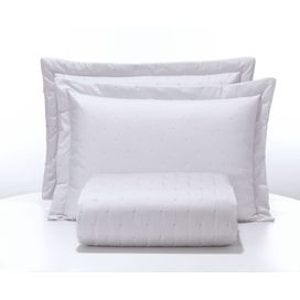 Jogo Cobre Leito Casal Toque de Algodão Branco 2.20x2.40m Hedrons