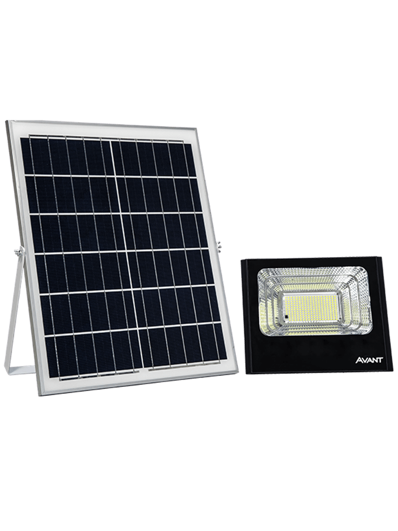Refletor-Led-Solare-60W-6500K-com-Painel-Preto-Avant