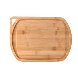 Tábua de Churrasco Bambu com Alça 33cm Natural Oikos
