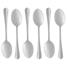 Conjunto 6 Colheres para Mesa Positano 18cm Aço Inox Lyor