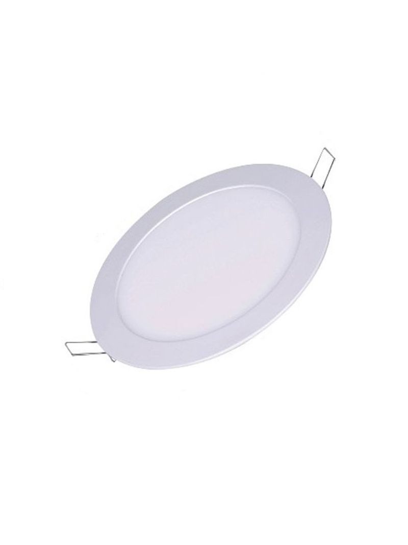 Painel-Led-Lux-Embutir-Redondo-12W-3000K